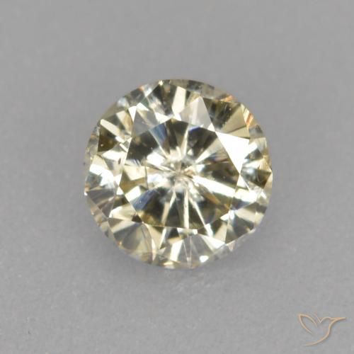 0.20ct 天然 シャンパン ダイヤモンド, ラウンド, VS-SI