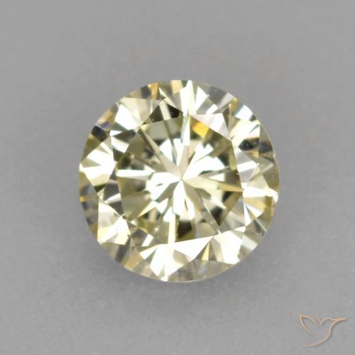 0.25ct 天然 シャンパン ダイヤモンド, ラウンド, VVS-VS