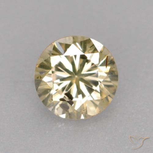 0.23ct 天然 シャンパン ダイヤモンド, ラウンド, VS