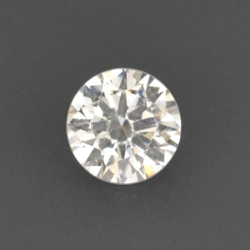 0.09カラットの天然ウォームホワイトダイヤモンド（2.89 mm・ラウンドカット）