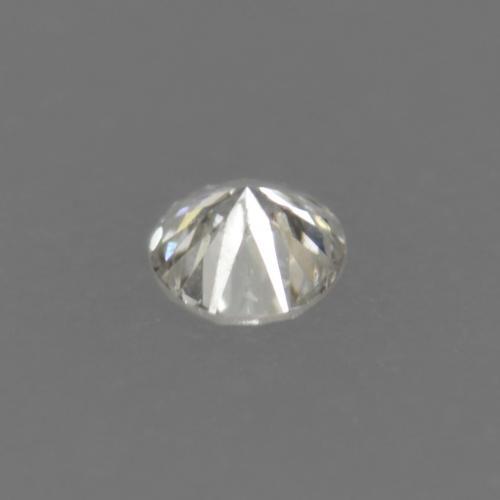 0.01カラットの天然ウォームホワイトダイヤモンド（1.26 mm・ラウンドカット）