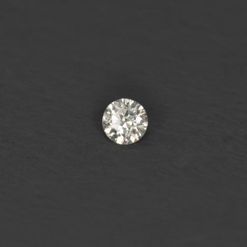 0.01カラットの天然ウォームホワイトダイヤモンド（1.53 mm・ラウンドカット）