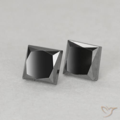 Shop natural 0.18ct ブラック ダイヤモンド gems, 四角形, from インド at GemSelect. In stock, global shipping!