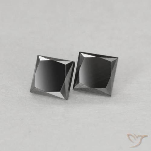 Shop natural 0.13ct ブラック ダイヤモンド gems, 四角形, from インド at GemSelect. In stock, global shipping!