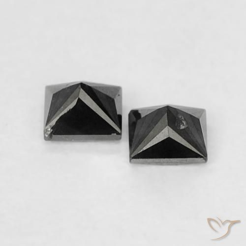 Shop natural 0.13ct ブラック ダイヤモンド gems, 四角形, from インド at GemSelect. In stock, global shipping!