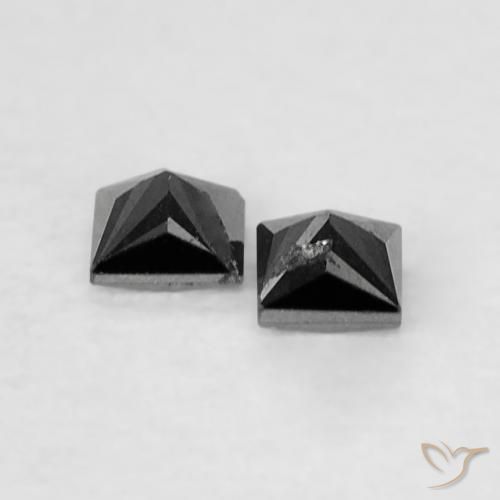Shop natural 0.11ct ブラック ダイヤモンド gems, 四角形, from インド at GemSelect. In stock, global shipping!