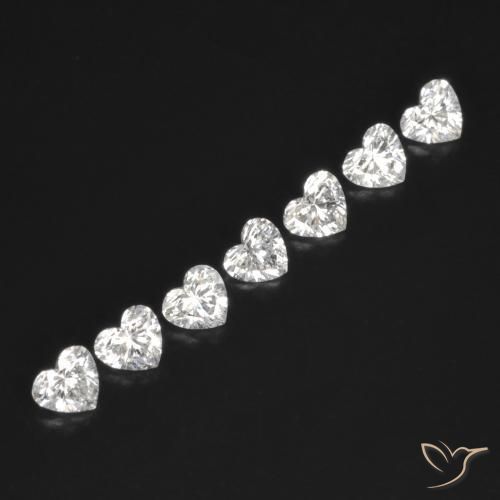 Shop natural 0.53ct F ダイヤモンド gems, 心臓, from ブラジル at GemSelect. In stock, global shipping!