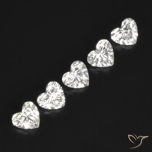 Shop natural 0.51ct H ダイヤモンド gems, 心臓, from ブラジル at GemSelect. In stock, global shipping!