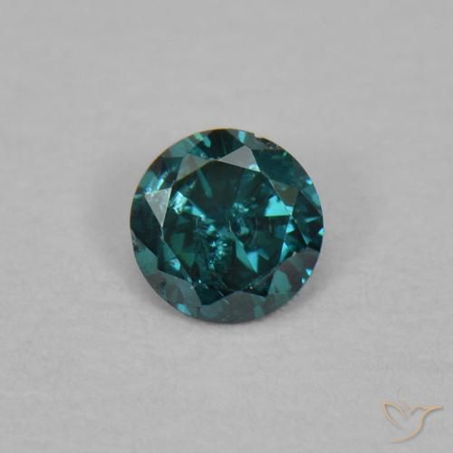 0.03ct 天然 グリーン ダイヤモンド, ラウンド, VVS-VS