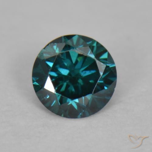 0.03ct 天然 グリーン ダイヤモンド, ラウンド, VVS-VS