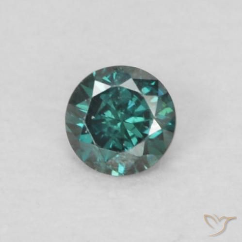 0.04ct 天然 グリーン ダイヤモンド, ラウンド, VS