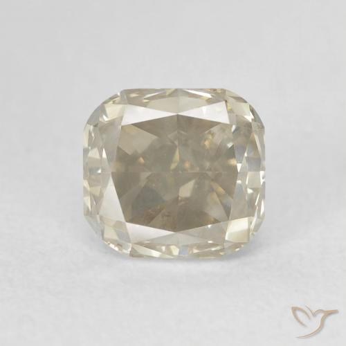 1.21ct 天然 ライトブラウン ダイヤモンド, エメラルドカット, SI