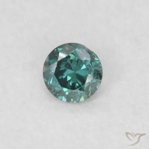 0.02ct 天然 グリーン ダイヤモンド, ラウンド, VS