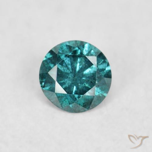 0.06ct 天然 グリーン ダイヤモンド, ラウンド, VS