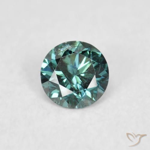 0.05ct 天然 グリーン ダイヤモンド, ラウンド, VS-SI