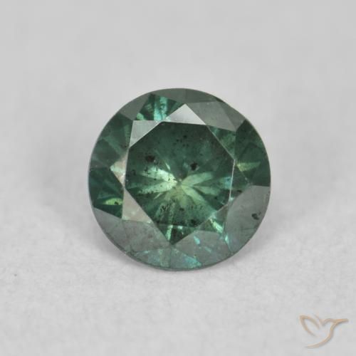 0.21ct 天然 グリーン ダイヤモンド, ラウンド, VS-SI