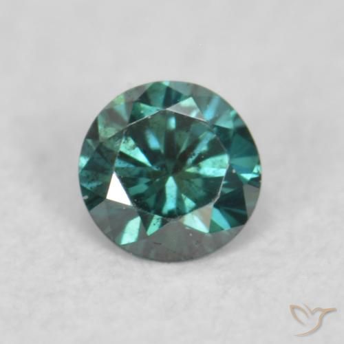 0.03ct 天然 グリーン ダイヤモンド, ラウンド, VS