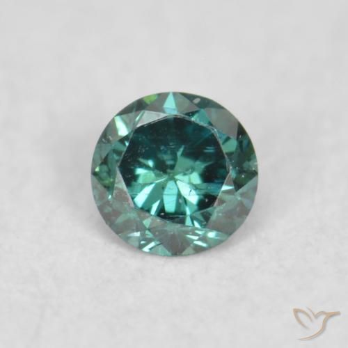0.02ct 天然 グリーン ダイヤモンド, ラウンド, VS
