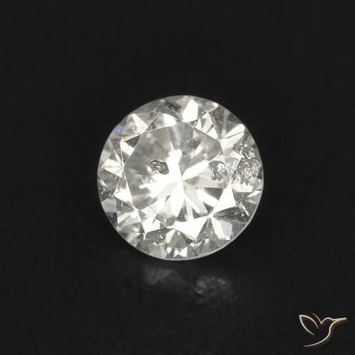 0.08ct 天然 I ダイヤモンド, ラウンド, VS-SI