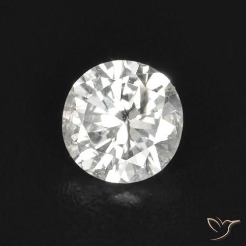 0.11ct 天然 H ダイヤモンド, ラウンド, SI