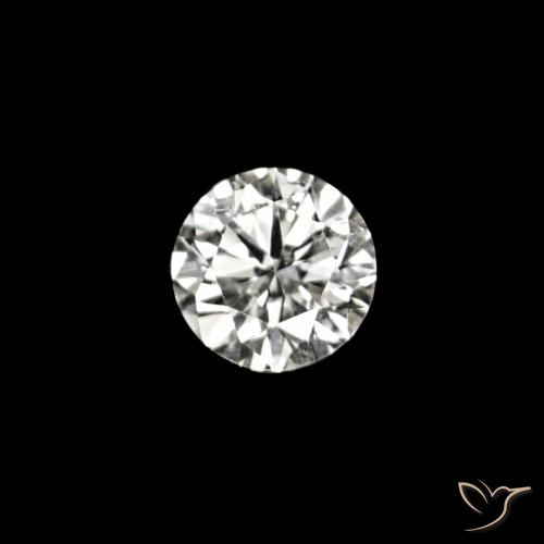 0.02ct D ダイヤモンド, ラウンド, VVS-VS