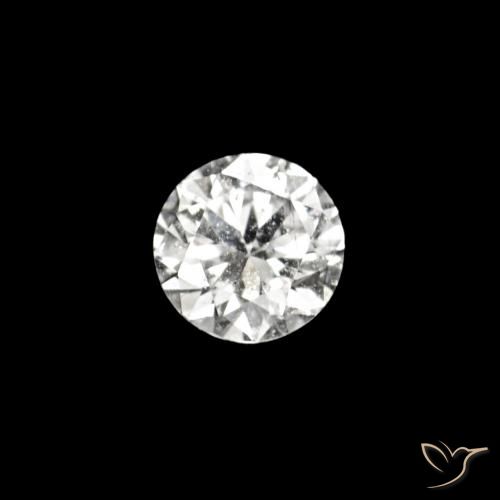 0.02ct D ダイヤモンド, ラウンド, VVS-VS