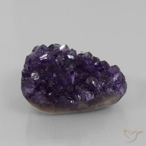 74.48ct 天然 ダークバイオレット ドルジーアメジスト, ファンシー, オペーク