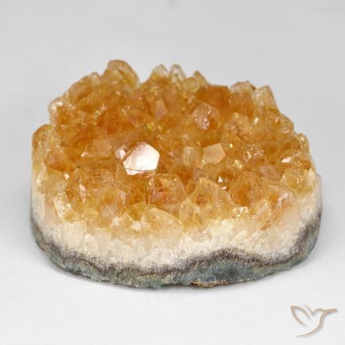 92.17ct 天然 ハニーオレンジ ドルジーシトリン, ファンシー, オペーク