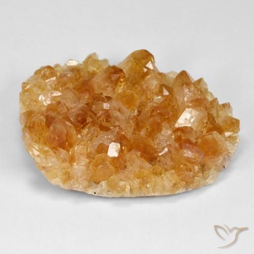 43.06ct 天然 Medium Light-Orange ドルジーシトリン, ファンシー, オペーク