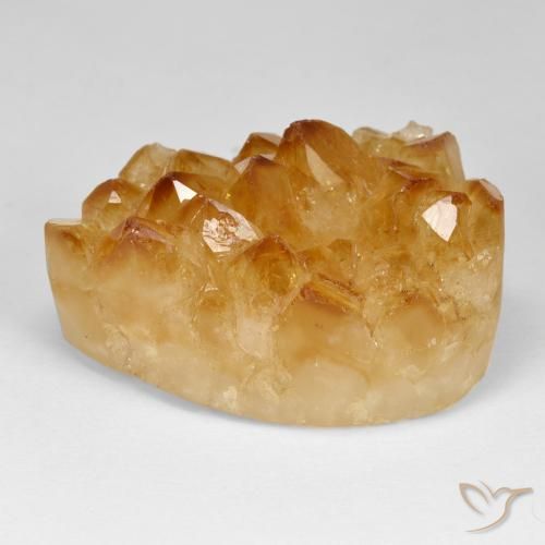 72.05ct 天然 オレンジゴールド ドルジーシトリン, 洋梨の形, オペーク