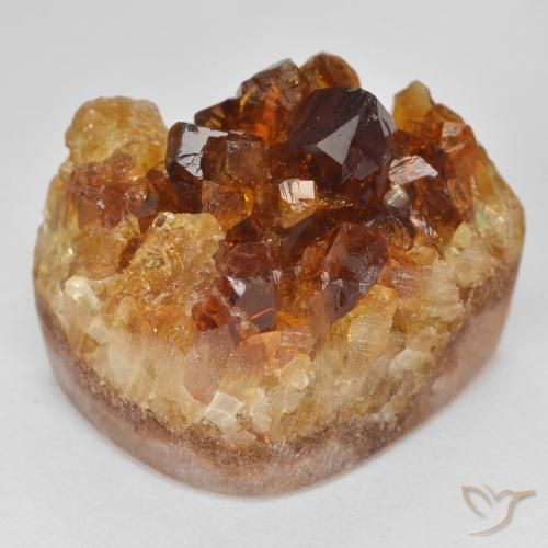 27.56ct 天然 ディープオレンジ ドルジーシトリン, ファンシー, オペーク