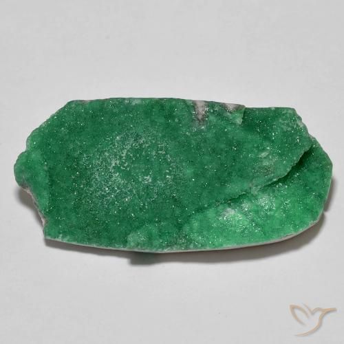 16.68ct 天然 ウォームグリーン ドルジーバリサイト, ファンシー, オペーク
