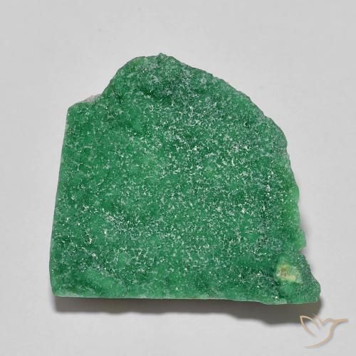 17.25ct 天然 薄いバジルグリーン ドルジーバリサイト, ファンシー, オペーク