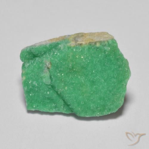 5.44ct 天然 ミントグリーン ドルジーバリサイト, ファンシー, オペーク