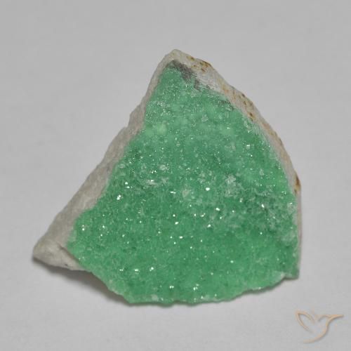 4.16ct 天然 黄みがかったグリーン ドルジーバリサイト, ファンシー, オペーク