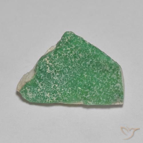 4.24ct 天然 薄いバジルグリーン ドルジーバリサイト, ファンシー, オペーク