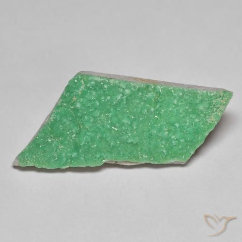 12.49ct 天然 シャムロックグリーン ドルジーバリサイト, ファンシー, オペーク