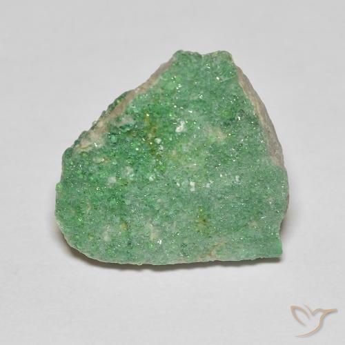8.12ct 天然 薄い黄がかった緑 ドルジーバリサイト, ファンシー, オペーク