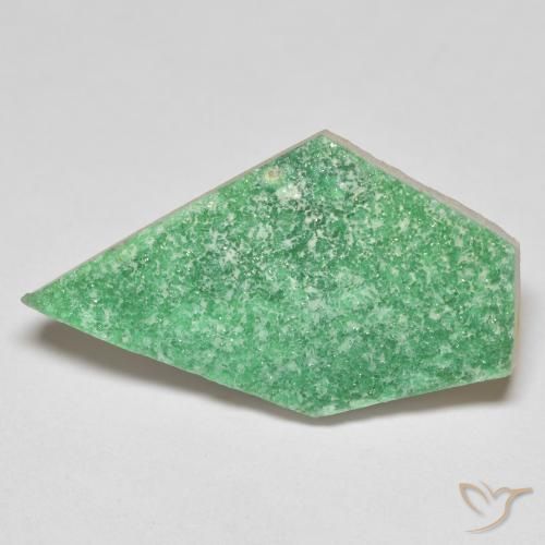 11.69ct 天然 シャムロックグリーン ドルジーバリサイト, ファンシー, オペーク