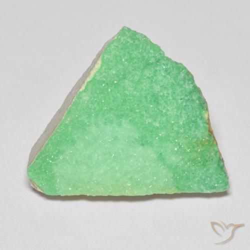 7.84ct 天然 薄い黄がかった緑 ドルジーバリサイト, ファンシー, オペーク