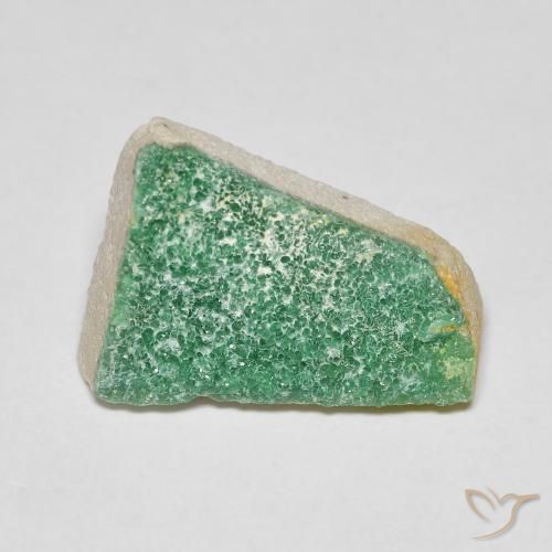 4.69ct 天然 ミディアムグリーン ドルジーバリサイト, ファンシー, オペーク