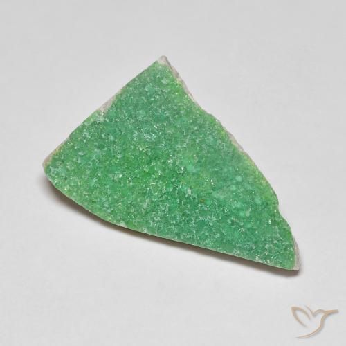 6.95ct 天然 ミディアムグリーン ドルジーバリサイト, ファンシー, オペーク
