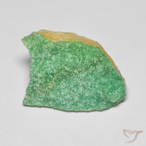 4.40ct 天然 シャムロックグリーン ドルジーバリサイト, ファンシー, オペーク