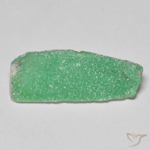 6.16ct 天然 薄い黄がかった緑 ドルジーバリサイト, ファンシー, オペーク