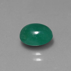 1.70カラットの天然グリーンエメラルド（8.3×6.1 mm・オーバルカット）