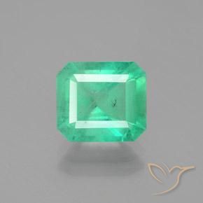 2.74ct 天然 ライトグリーン エメラルド, エメラルドカット, SI