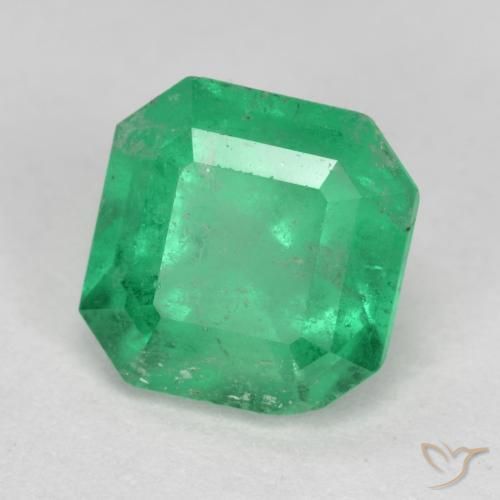 1.61ct 天然 ブリリアントグリーン エメラルド, エメラルドカット, VS-SI