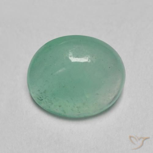 0.78ct 天然 クールグリーン エメラルド, 楕円形, 半透明