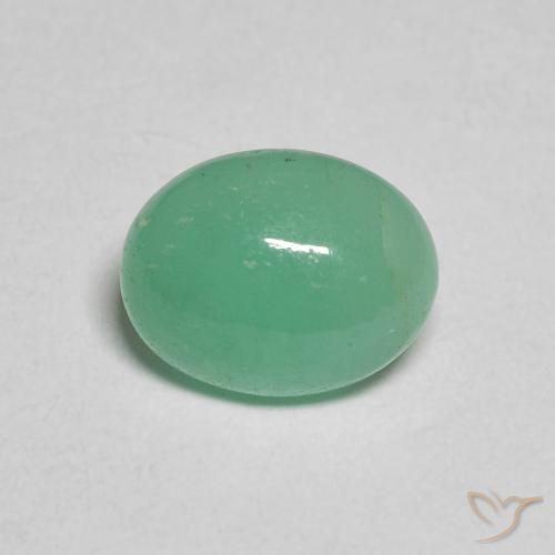 1.75ct 天然 シダグリーン エメラルド, 楕円形, 半透明