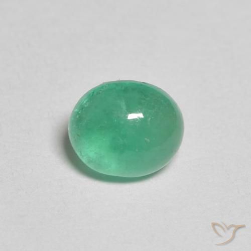Shop natural 1.89ct 鮮やかなグリーン エメラルド gems, 楕円形